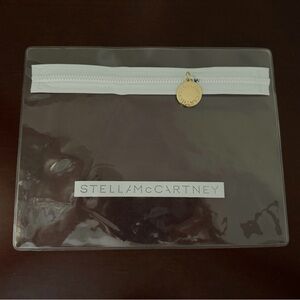 New Stella McCartney clear zip pouch